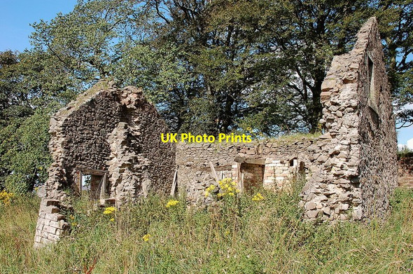 Photo 6"x4" Ruined farmhouse at Commonside Longformacus c2011