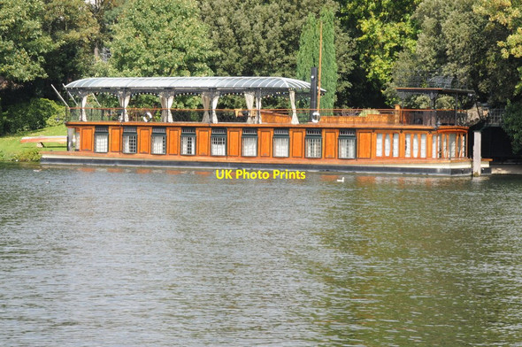 Photo 6"x4" Astoria moored on the Thames Teddington\/TQ1670 c2011