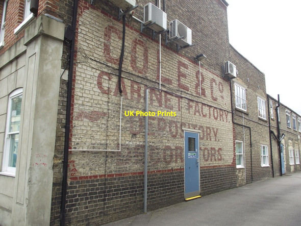 Photo 6"x4" Old Ghost Sign Newmarket\/TL6463 c2011