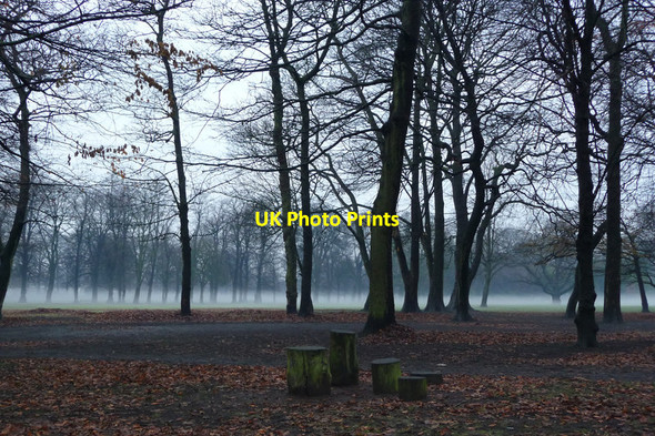 Photo 6"x4" Mist in Longford Park, Stretford Stretford\/SJ7994 c2010