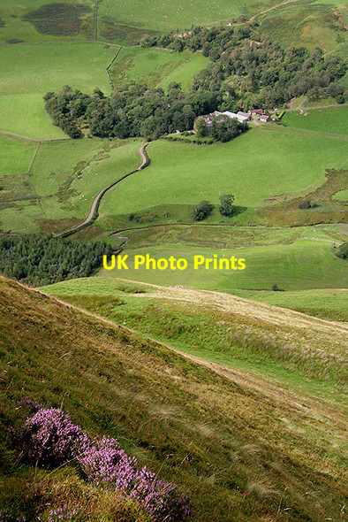 Photo 6"x4" The northwest ridge of Pettylung Durisdeermill c2011