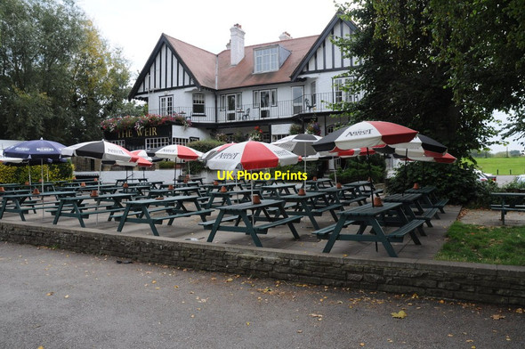 Photo 6"x4" The Weir, overlooking the Thames Sunbury c2011