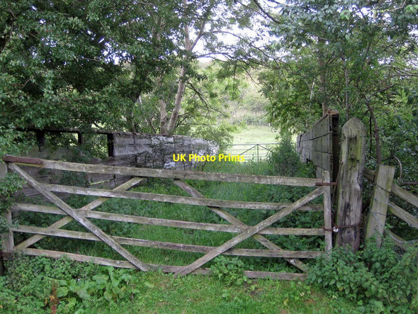 Photo 6"x4" Closed off bridge over dismantled railway Wharram Percy c2011