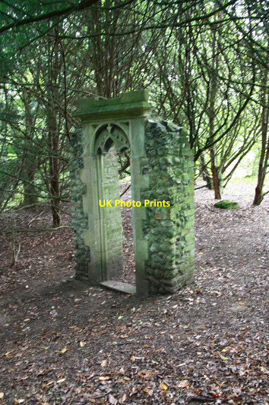 Photo 6"x4" Mannington Church Ruins - Archway Itteringham c2011