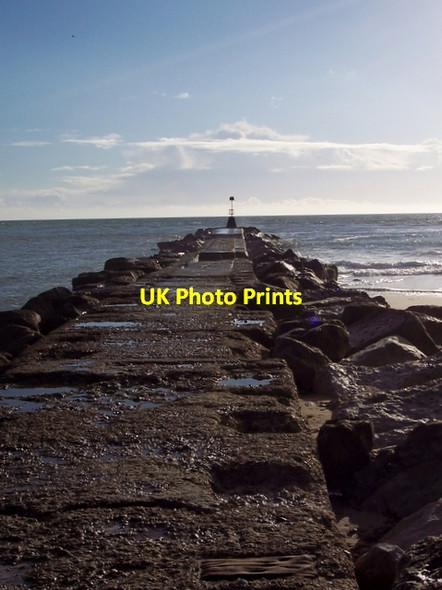 Photo 6"x4" Groyne, Hengistbury Head Christchurch\/SZ1592 c2004