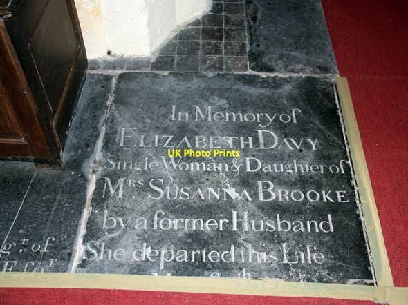 Photo 6"x4" All Saints, Wood Norton - Ledger slab Wood Norton\/TG0128 c2011