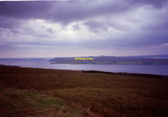 Photo 6"x4" Looking north from the A832 Durnamuck c1990