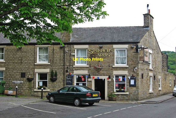 Photo 6"x4" Spinners Arms (4), Hadfield Road, Hadfield Glossop c2011