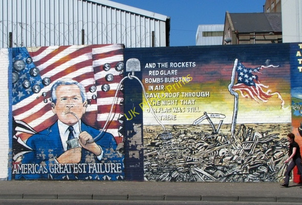 Photo 6"x4" Mural, Falls Road, Belfast [5] Belfast c2008