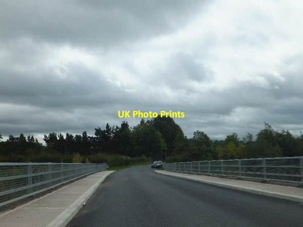 Photo 6"x4" Bridge carrying Old Exeter Road over A38 Chudleigh c2011