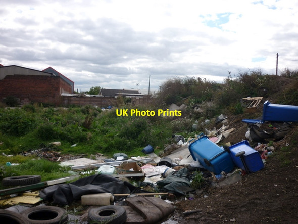 Photo 6"x4" Land to the back of the travellers site on Bedford Street Kingston upon Hull c2011