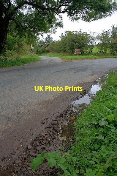 Photo 6"x4" Road Junction, Flusco Bridge Greystoke Gill c2011