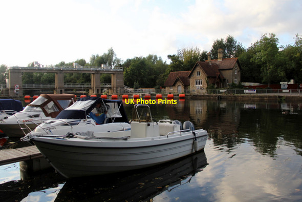 Photo 6"x4" Moorings, Allington Lock, Kent Abbey Gate\/TQ7558 c2011