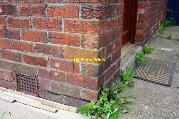 Photo 6"x4" Benchmark on #62 Lediard Avenue Carlisle c2011