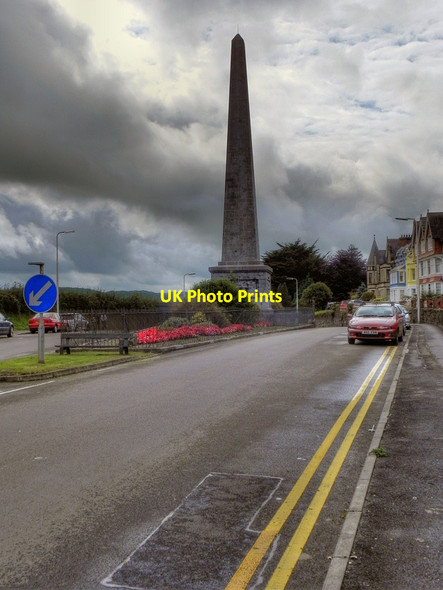Photo 6"x4" The Picton Monument Carmarthen\/Caerfyrddin c2011