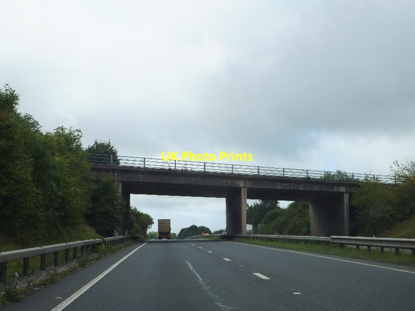 Photo 6"x4" A383 bridge over A38 Bickington\/SX7972 c2011