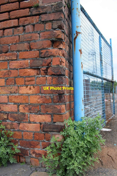 Photo 6"x4" Benchmark on Rome Street wall Carlisle c2011