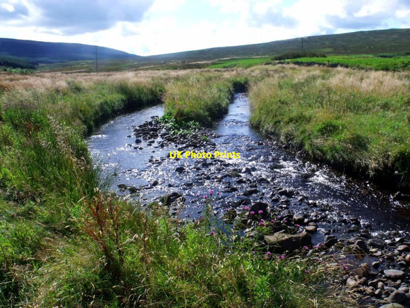 Photo 6"x4" Waterhead, confluence Campsie Muir c2011