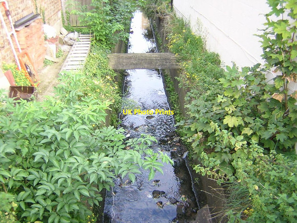 Photo 6"x4" Swain Road: looking downstream at the crossing of the Norbury Brook Croydon\/TQ3365 c2011