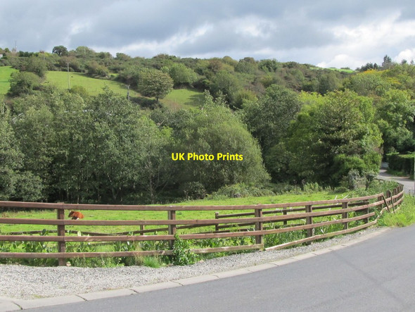 Photo 6"x4" The wooded Milltown Valley from  the junction of Carrogs and Derryleckagh Roads Burren c2011