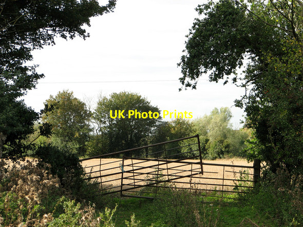 Photo 6"x4" Improvised field gate, Chippenhall Green Chippenhall Green c2011