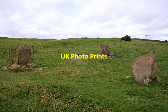 Photo 6"x4" Park of Tongland Standing Stones Ringford c2011