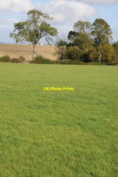Photo 6"x4" View to the tower of Tewkesbury Abbey Forthampton c2011