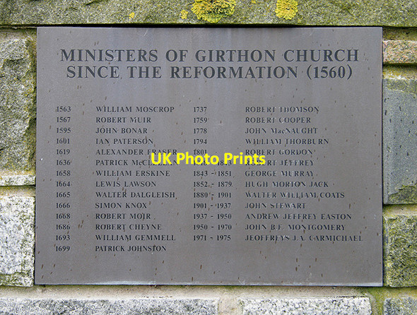 Photo 6"x4" A plaque on the Anwoth and Girthon Millennium Cairn Gatehouse of Fleet c2011