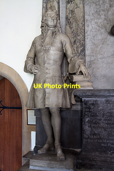 Photo 6"x4" Edward Goddard monument - St Martin's church, East Woodhay (detail - 1) East Woodhay c2011