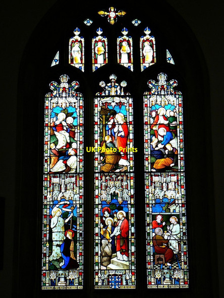 Photo 6"x4" Stained glass window (2 of 5) St Peter's Church, Marlborough Marlborough\/SU1869 c2011