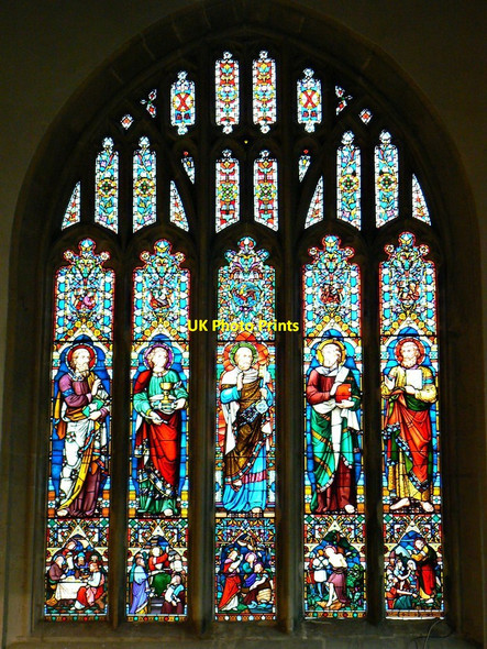 Photo 6"x4" Stained glass window (4 of 5) St Peter's Church, Marlborough Marlborough\/SU1869 c2011