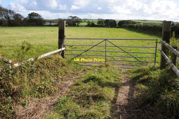 Photo 6"x4" Gateway to a field off the A4139 Pembroke\/Penfro c2011