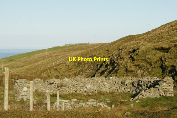 Photo 6"x4" Ruins along the Burn of Skaw Kirkaton c2011