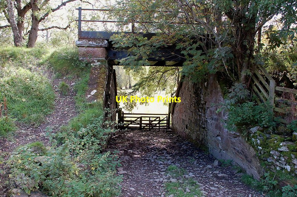 Photo 6"x4" Bridge under the old Peebles railway, Altarstone Bellspool c2011