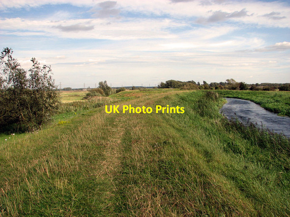Photo 6"x4" View along the Nar Valley Way long distance footpath east of Setchey Setchey c2011