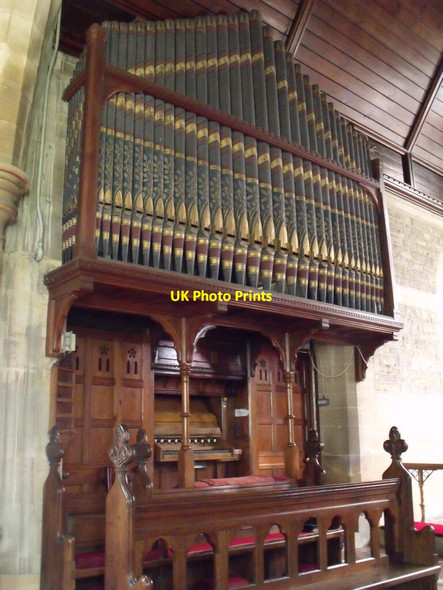 Photo 6"x4" Organ in All Saints' Church, Harby Harby\/SK8770 c2011