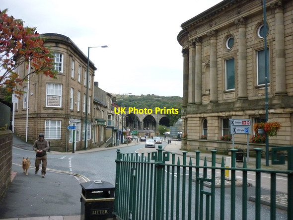 Photo 6"x4" Looking down the A646, Todmorden Todmorden c2011