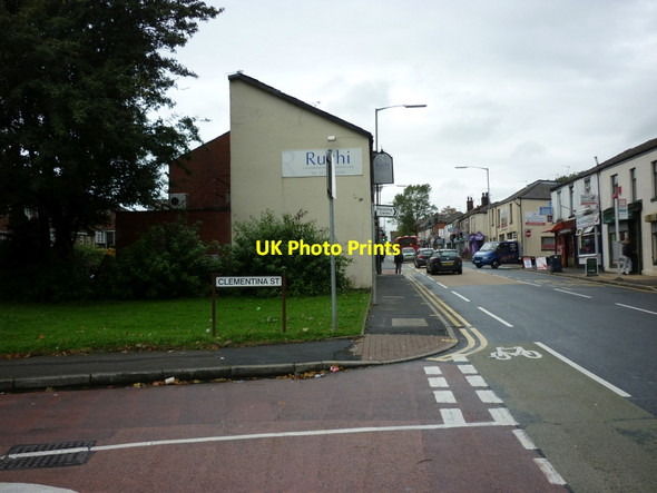 Photo 6"x4" Looking north along Whitworth Road, Rochdale Rochdale c2011