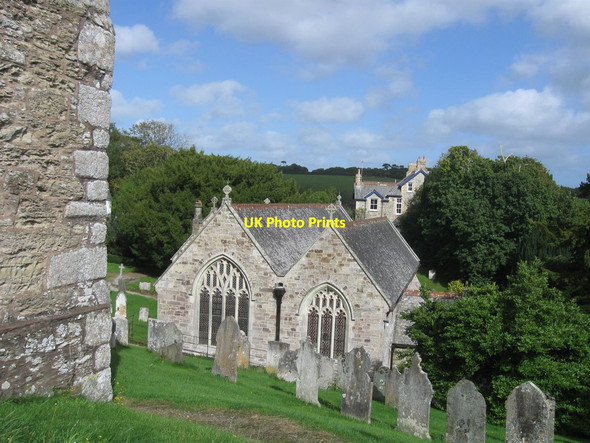 Photo 6"x4" St. Feock's church, St. Feock, Cornwall Feock c2011