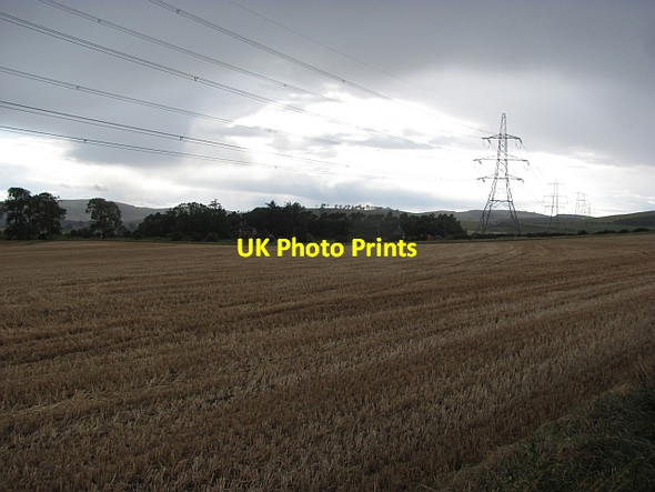 Photo 6"x4" Stubble, Flodden Edge Howtel c2011