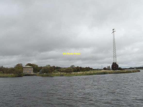 Photo 6"x4" Pumping Station and Pylon, Cappagh, Co. Galway Ballycrossaun c2011