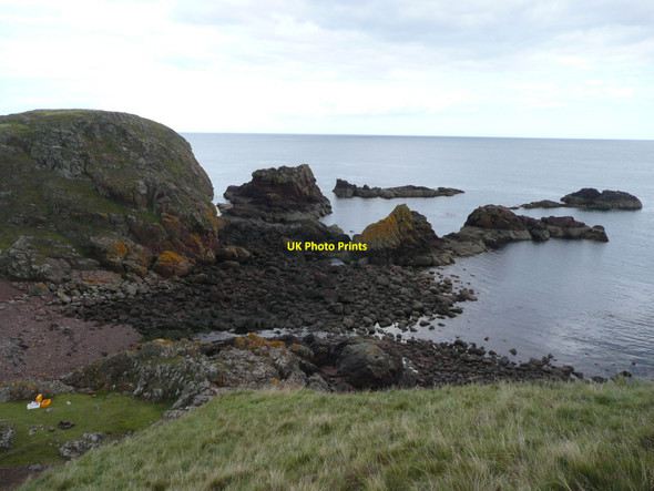 Photo 6"x4" Burnmouth Harbour Northfield\/NT9167 c2011