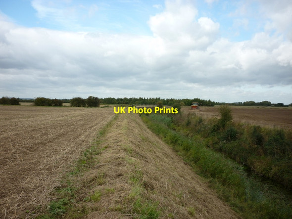 Photo 6"x4" Looking along the Holderness Drain Weel c2011
