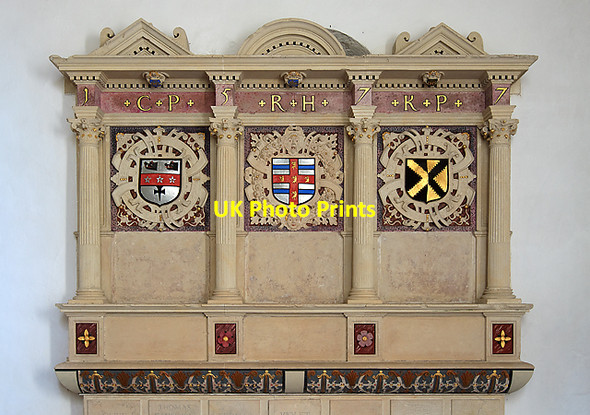 Photo 6"x4" Henslowe family monument - St Nicholas's church, Boarhunt Boarhunt c2011
