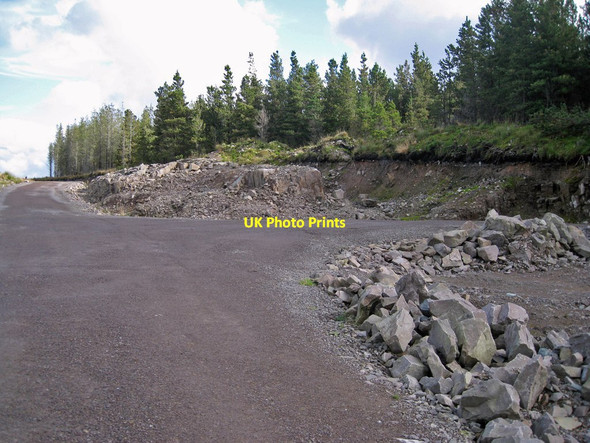 Photo 6"x4" Road building material Ashaig\/Athaiseig c2011