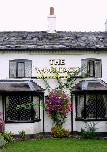 Photo 6"x4" The Woolpack (detail) at Weston, Staffordshire Weston\/SJ9727 c2011
