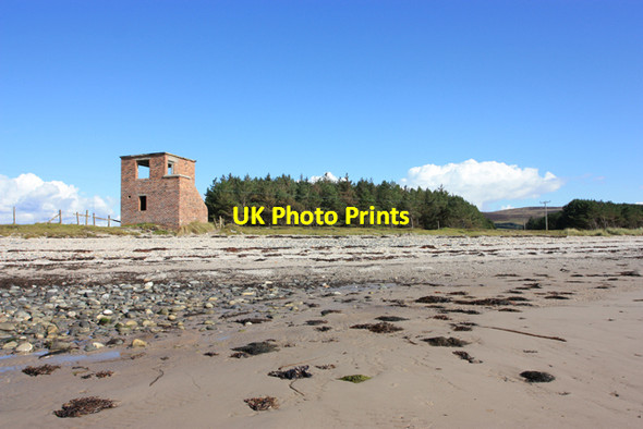 Photo 6"x4" Lookout post and the forest Tayinloan c2011