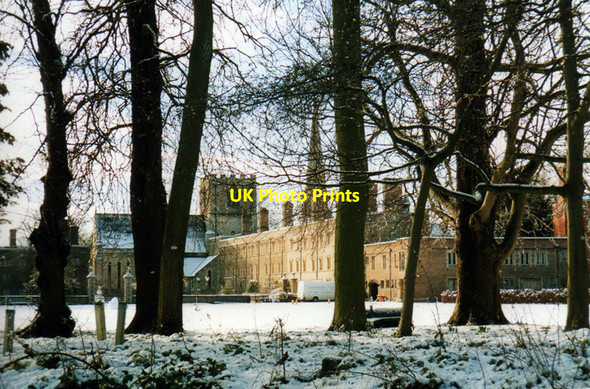 Photo 6"x4" Jesus College on a January morning Cambridge\/TL4658 c2004