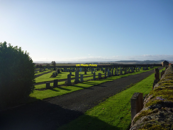 Photo 6"x4" Rural East Lothian ; A Late September Morning at Dirleton Cemetery Dirleton\/NT5183 c2011