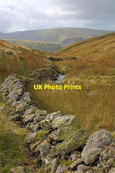 Photo 6"x4" Dry Stone Wall, Raise Beck Town Head\/NY3309 c2011